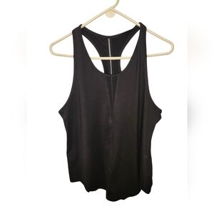 Zyia Active Black Effortless Tank Mesh Racerback Women’s Size XXXL